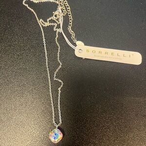 Sorrelli Necklace 16inch Crystal Aurora Borealis